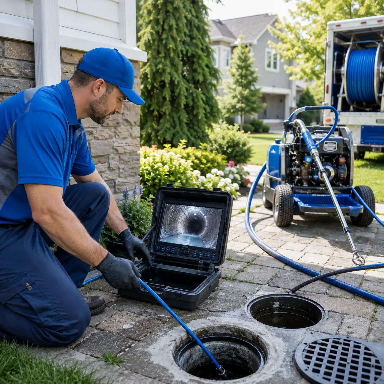 Outdoor drain cleaning professionals serving Highlands, NJ